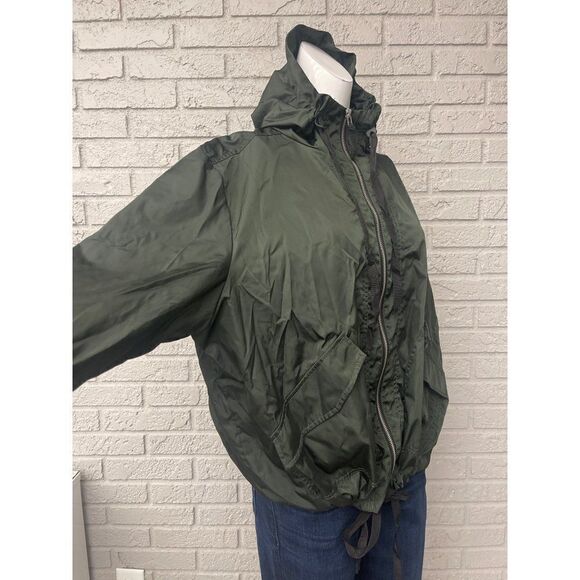 BB Dakota Green Windbreaker Anorak Hoodie Size XL - Picture 9 of 14